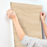York Morgana Light Brown Stone Wallpaper