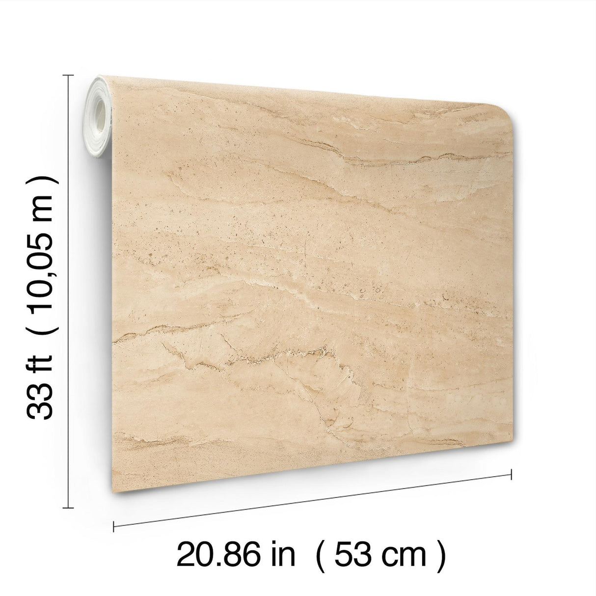 York Morgana Light Brown Stone Wallpaper