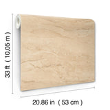 York Morgana Light Brown Stone Wallpaper