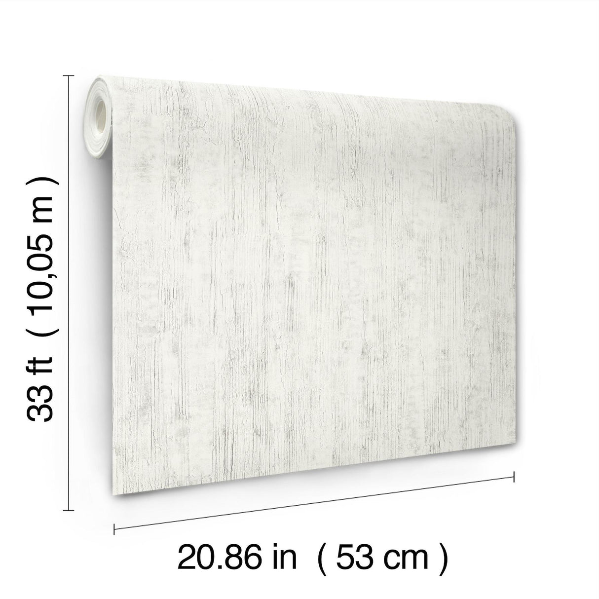 York Ramona White Distressed Texture Wallpaper