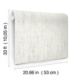 York Ramona White Distressed Texture Wallpaper