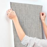 York Ramona Grey Distressed Texture Wallpaper