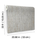 York Ramona Grey Distressed Texture Wallpaper