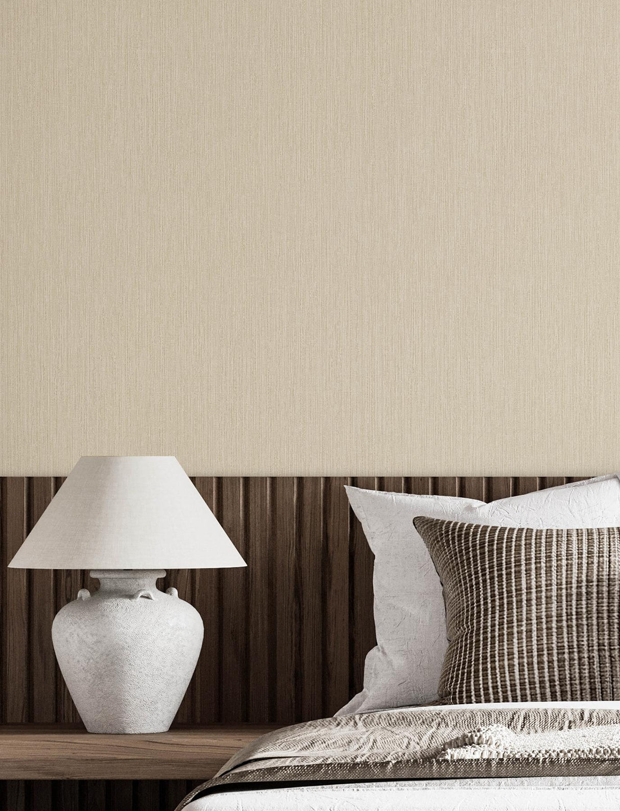 York Elijah Light Brown Texture Wallpaper