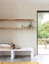 York Liora Neutral Floral Trail Wallpaper