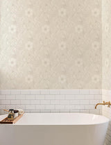 York Liora Neutral Floral Trail Wallpaper