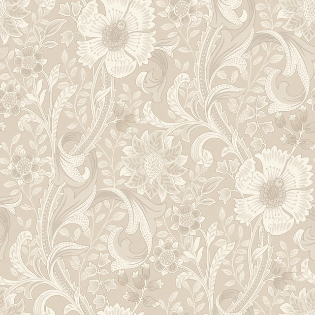 York Liora Beige Floral Trail Wallpaper