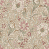 York Liora Taupe Floral Trail Wallpaper