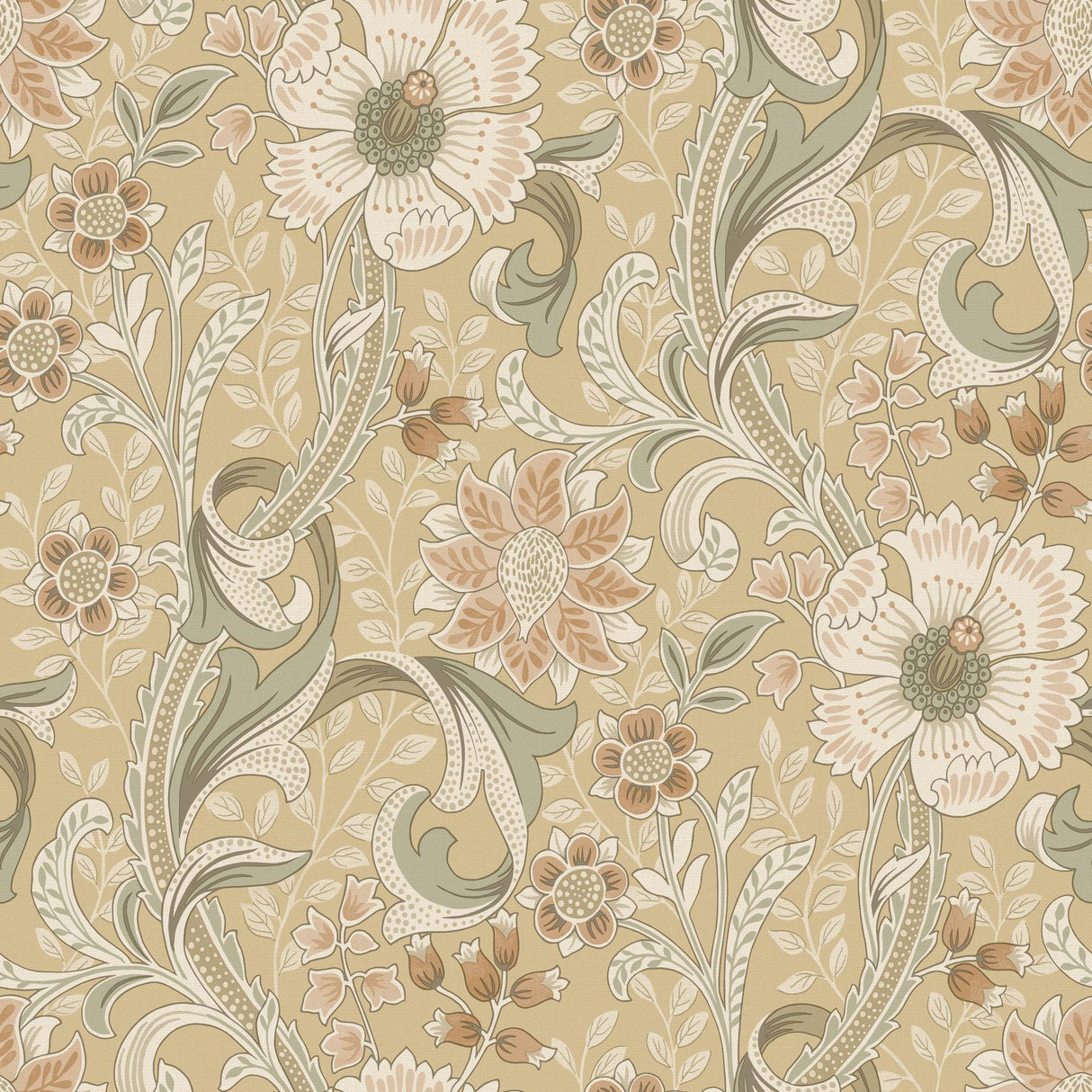 York Liora Butter Floral Trail Wallpaper