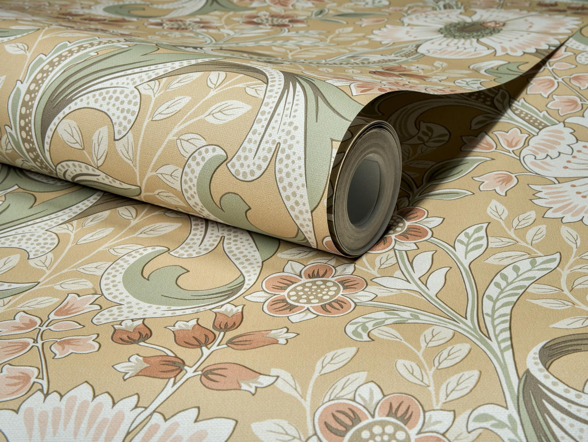York Liora Butter Floral Trail Wallpaper