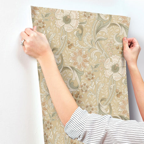 York Liora Butter Floral Trail Wallpaper