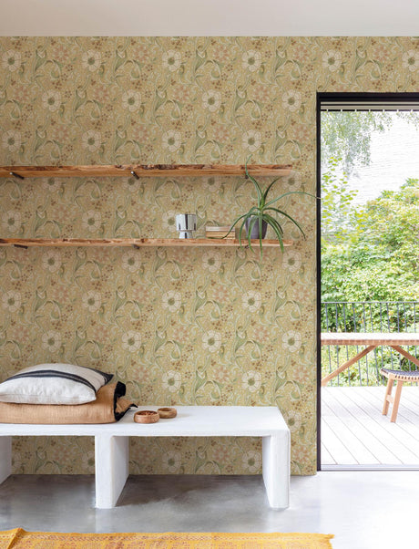 York Liora Butter Floral Trail Wallpaper
