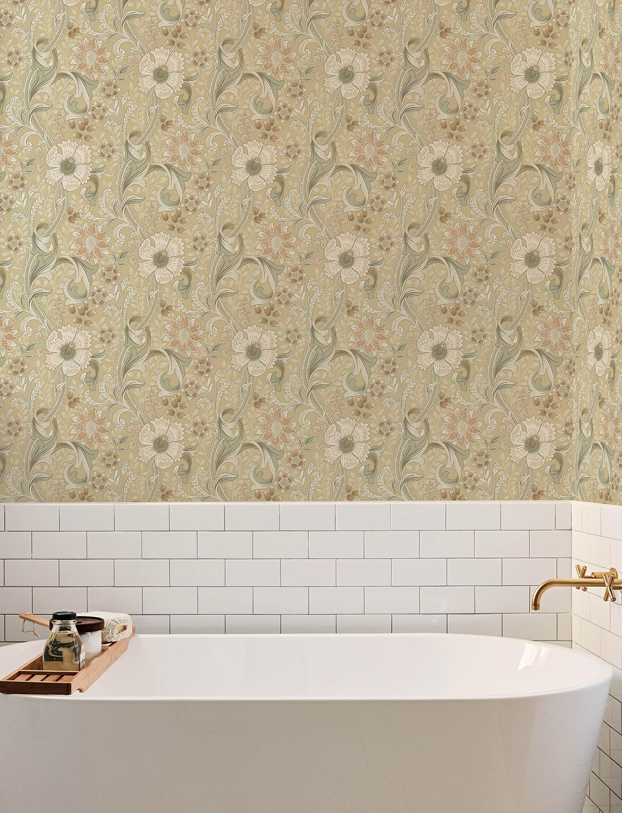York Liora Butter Floral Trail Wallpaper
