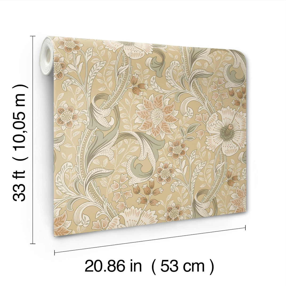 York Liora Butter Floral Trail Wallpaper