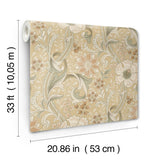 York Liora Butter Floral Trail Wallpaper
