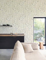 York Laverne Neutral Wildflowers Wallpaper