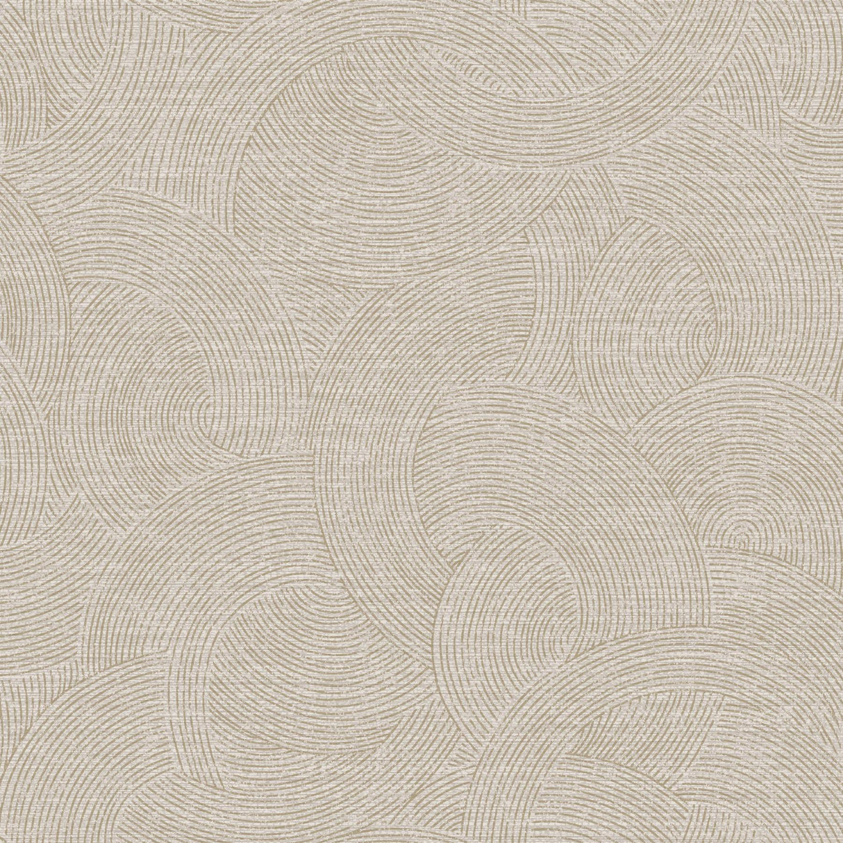 York Harrison Pewter Swirling Geometric Wallpaper