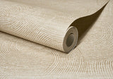 York Harrison Taupe Swirling Geometric Wallpaper