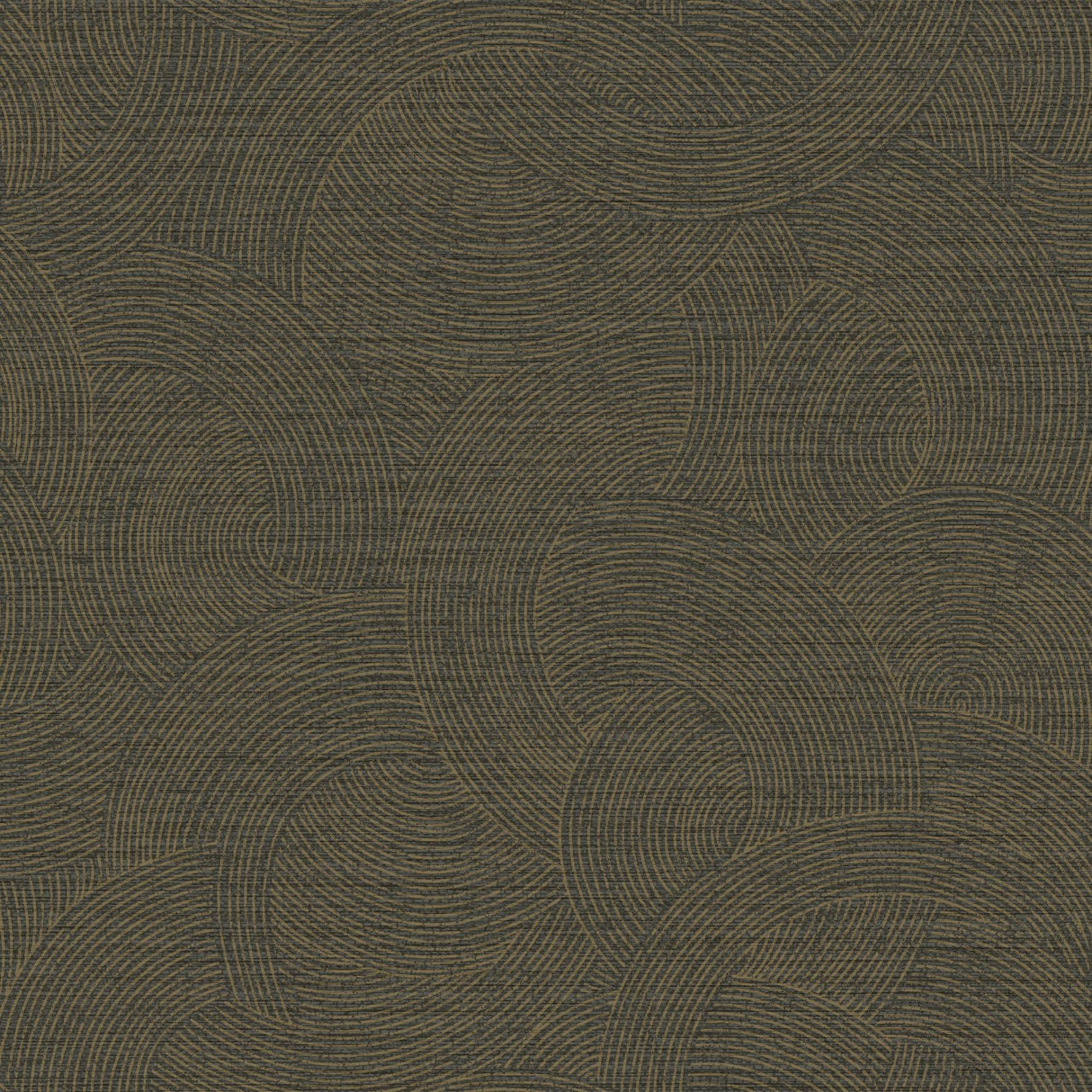 York Harrison Charcoal Swirling Geometric Wallpaper