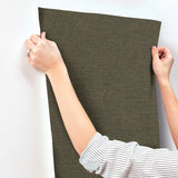 York Harrison Charcoal Swirling Geometric Wallpaper