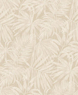York Sonny Beige Fronds Wallpaper