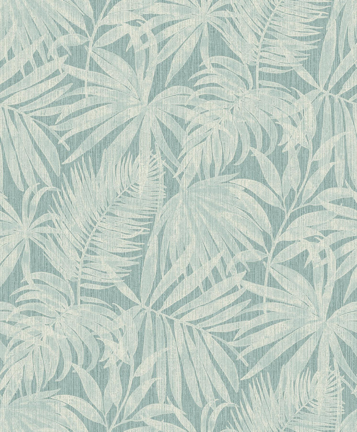 York Sonny Light Blue Fronds Wallpaper