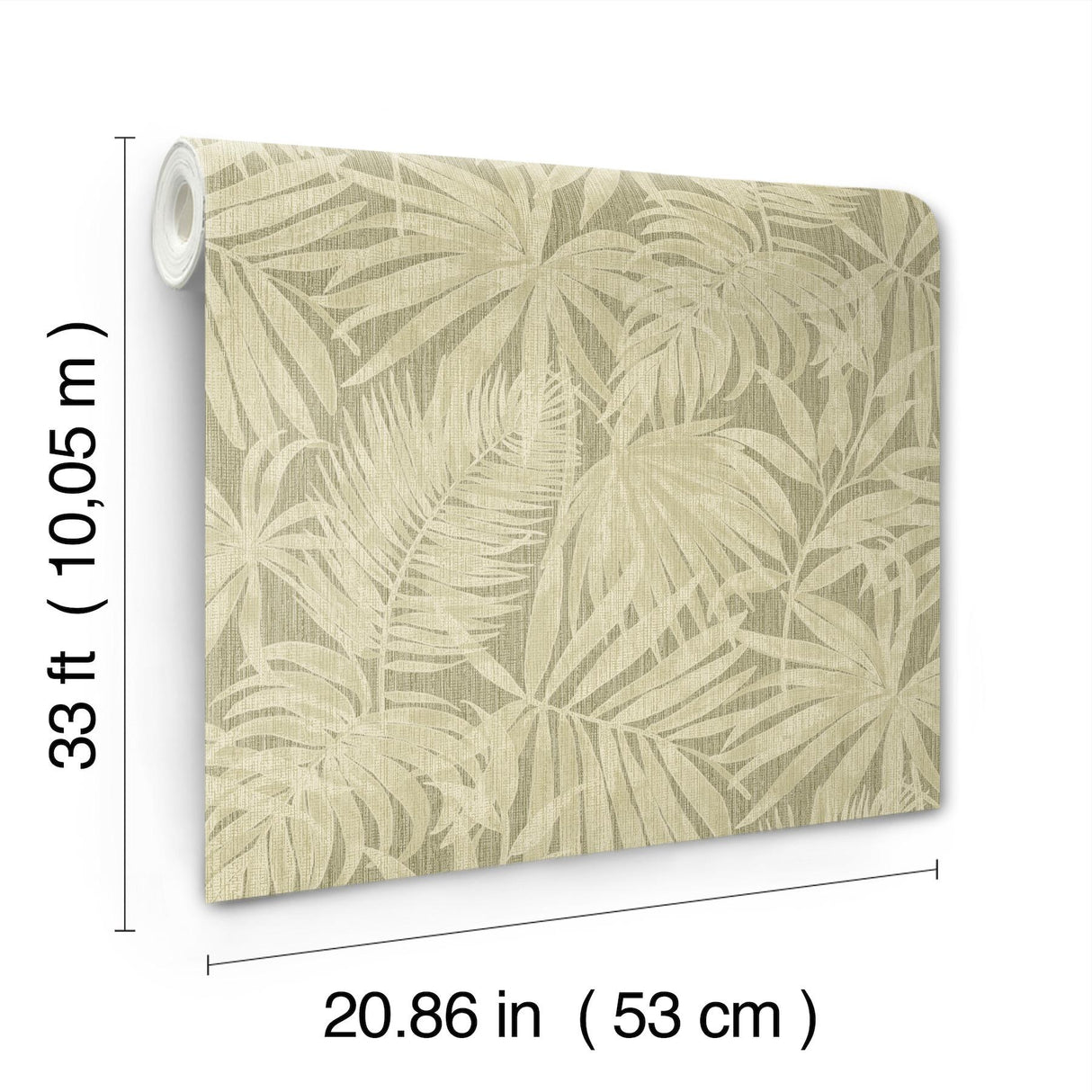 York Sonny Green Fronds Wallpaper
