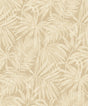 York Sonny Light Brown Fronds Wallpaper