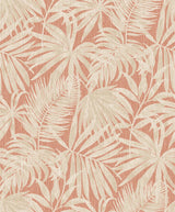 York Sonny Rust Fronds Wallpaper