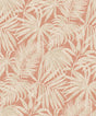 York Sonny Rust Fronds Wallpaper