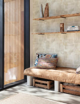 York Cassandra Taupe Block Geometric Wallpaper