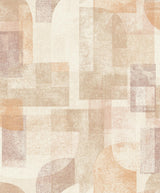 York Cassandra Rust Block Geometric Wallpaper