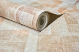 York Cassandra Rust Block Geometric Wallpaper