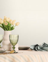 York Sonia Bone Faux Linen Wallpaper