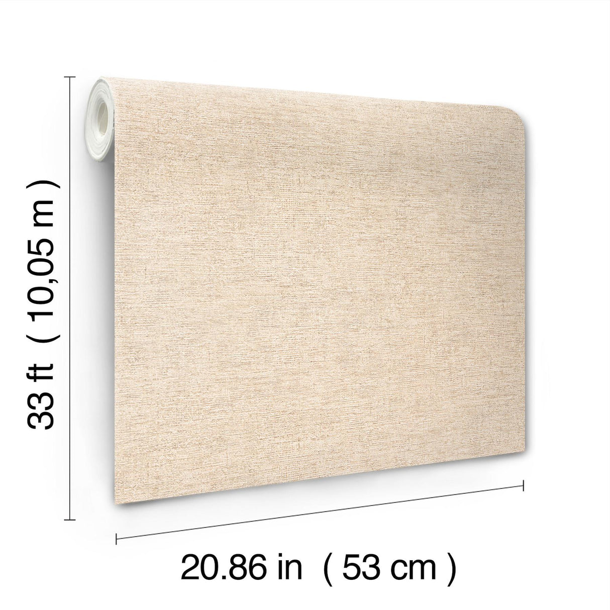 York Tansy Neutral Distressed Wallpaper