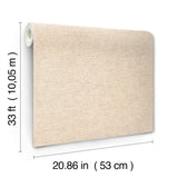 York Tansy Neutral Distressed Wallpaper
