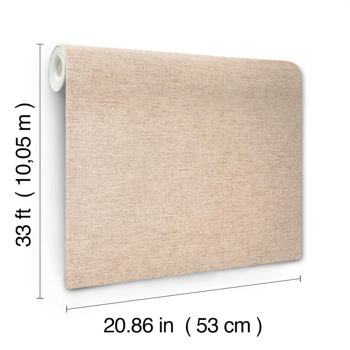 York Tansy Taupe Distressed Wallpaper