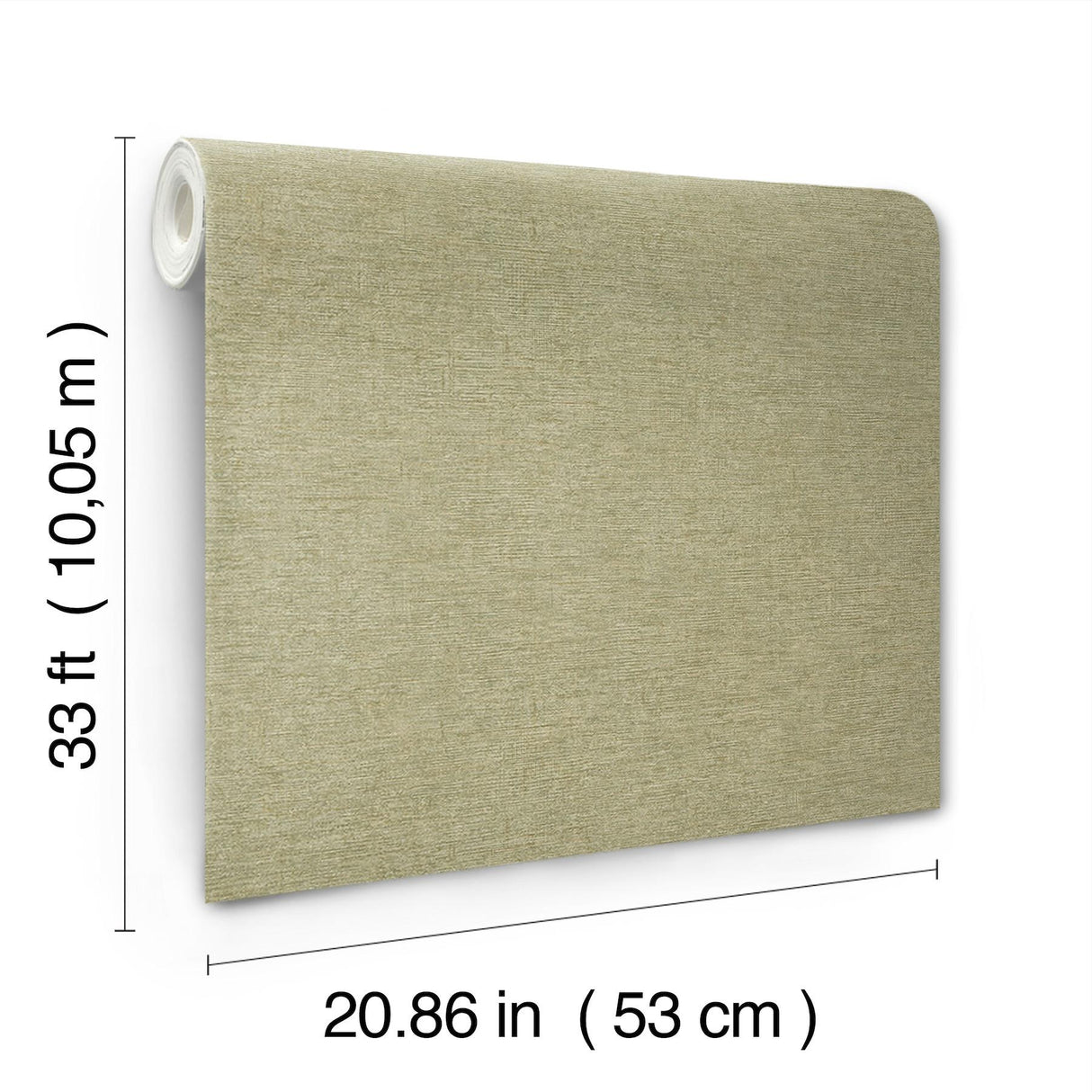 York Tansy Green Distressed Wallpaper
