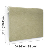 York Tansy Green Distressed Wallpaper