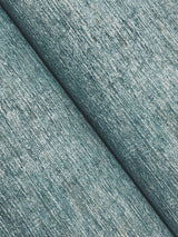 York Tansy Teal Distressed Wallpaper