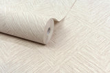 York Hollis Beige Textured Diamond Wallpaper