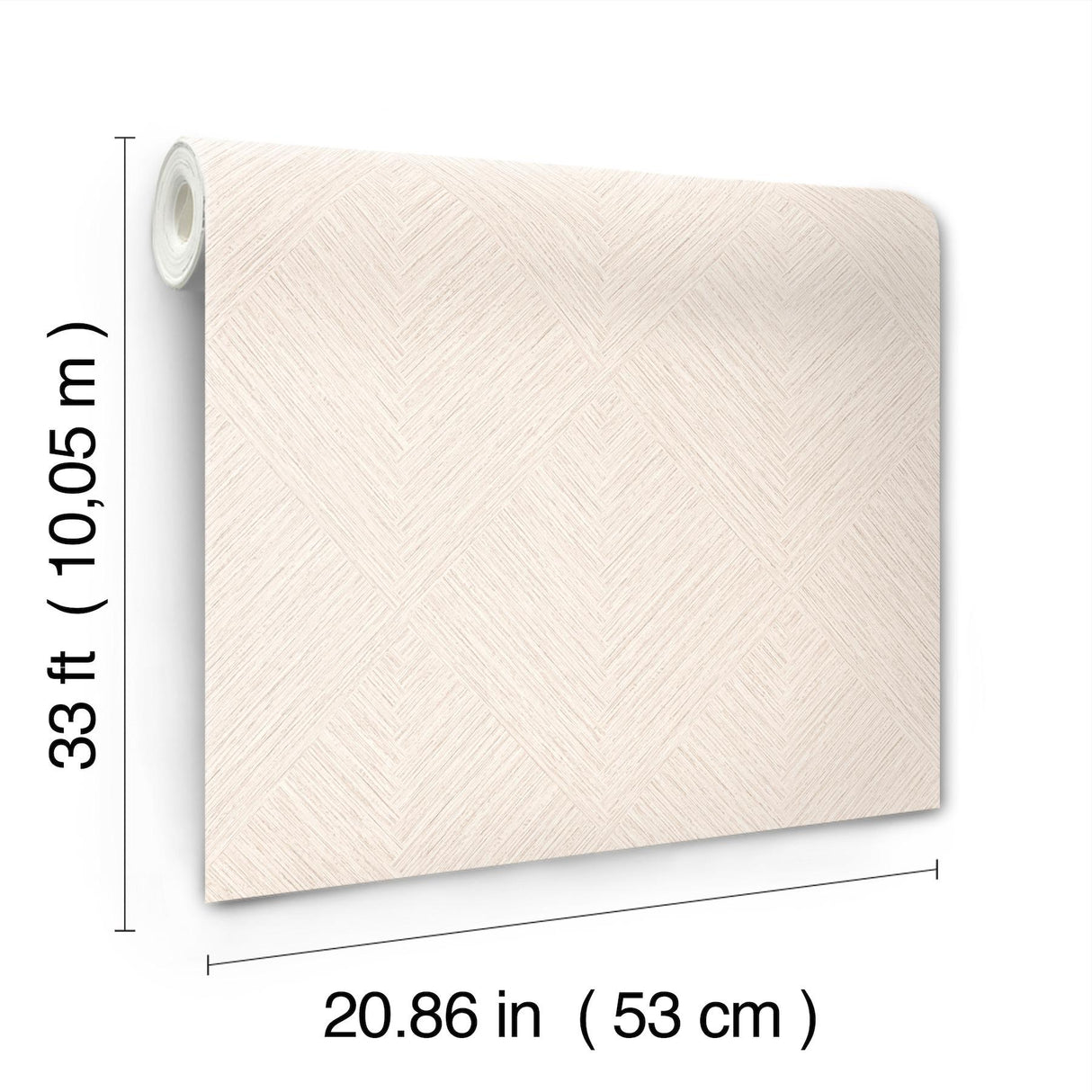 York Hollis Beige Textured Diamond Wallpaper