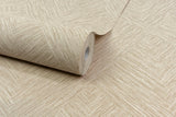 York Hollis Light Brown Textured Diamond Wallpaper