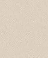York Hollis Taupe Textured Diamond Wallpaper