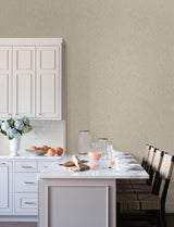 York Hollis Taupe Textured Diamond Wallpaper