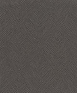 York Hollis Charcoal Textured Diamond Wallpaper
