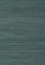 York Jurou Teal Grasscloth Wallpaper