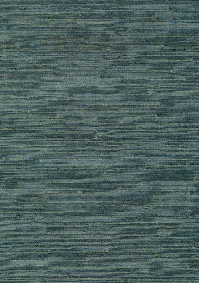 York Jurou Teal Grasscloth Wallpaper