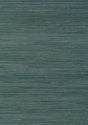 York Jurou Teal Grasscloth Wallpaper