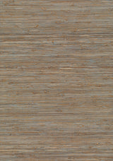 York Katsu Light Brown Grasscloth Wallpaper